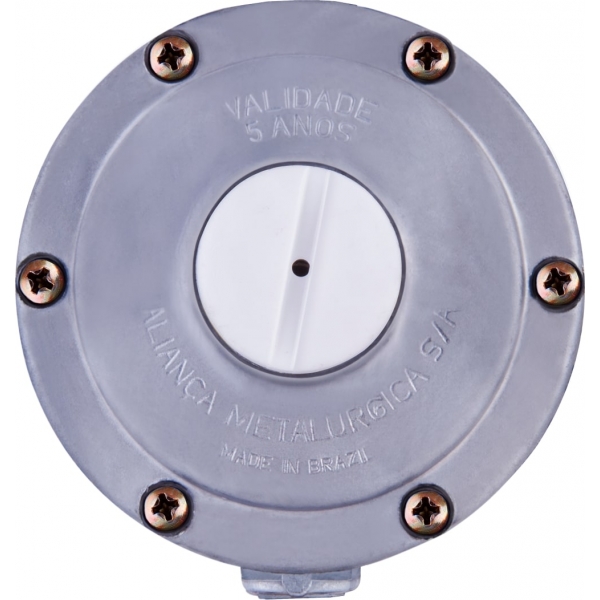 REGULADOR DE GÁS ALIANÇA 5 KG/H 506/02 ESTÁGIO ÚNICO