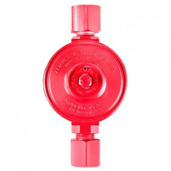 REGULADOR DE GÁS ALIANÇA 9 KG/H VERMELHO 76501/02 PRIMEIRO ESTÁGIO