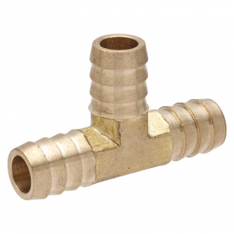 TEE UNIÃO ESPIGÃO PARA MANGUEIRA 3/8 DE LATÃO