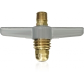 BORBOLETA PARA BOTIJÃO DE GÁS P-13 LATÃO