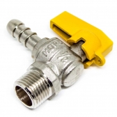 REGISTRO ESFERA PARA GÁS ANGULAR 3/8 BM X 1/2 MACHO