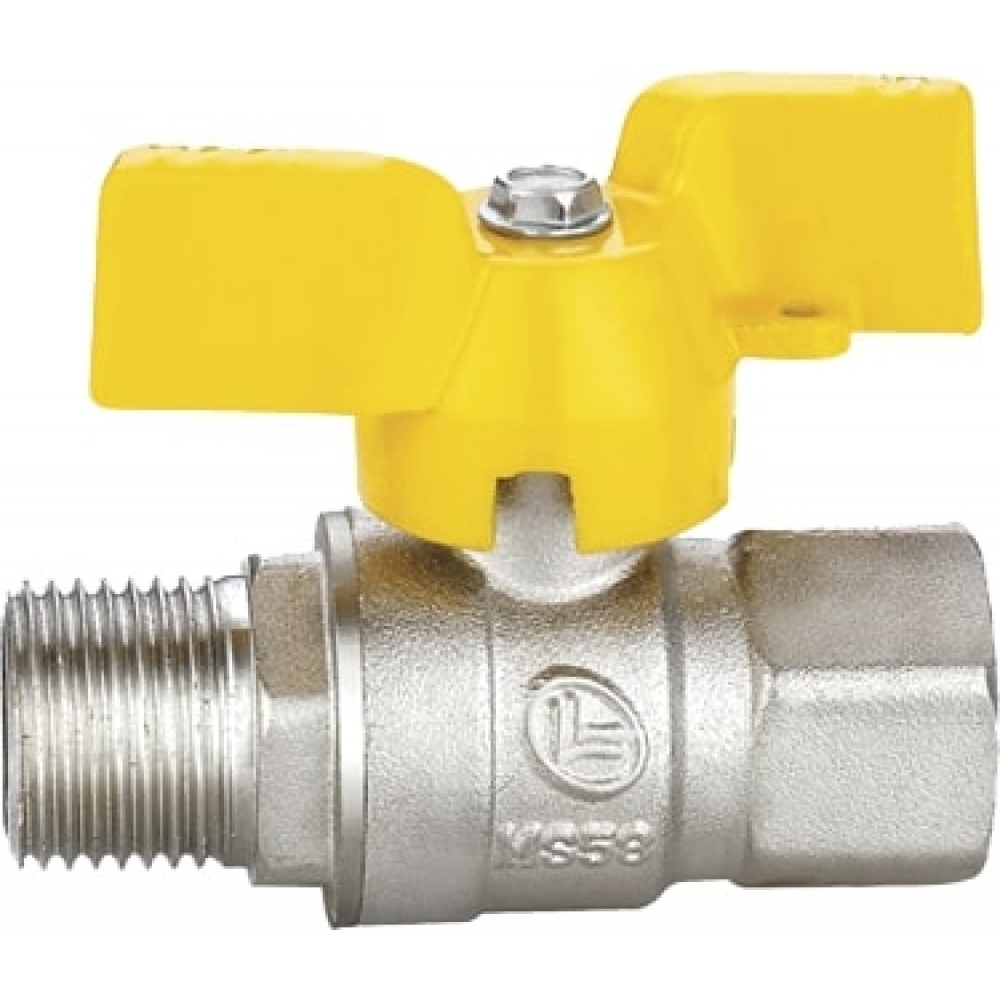 REGISTRO ESFERA PARA GÁS RETO 1/2 MACHO X FÊMEA