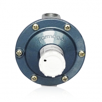 REGULADOR DE GÁS FORMAGÁS 7 KG/H AZUL SEGUNDO ESTÁGIO