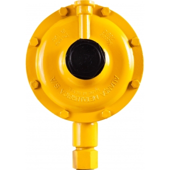 REGULADOR DE GÁS ALIANÇA 50 KG/H AMARELO 76510 ESTÁGIO ÚNICO