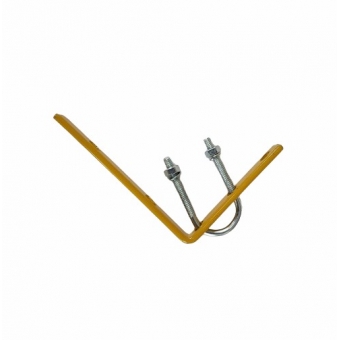 SUPORTE EM L PARA TUBULAÇÃO E CENTRAL DE GÁS