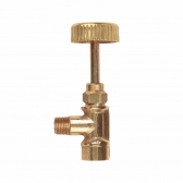 REGISTRO ALTA PRESSÃO ANGULAR PARA GÁS 1/8 MACHO X FÊMEA JACKWAL