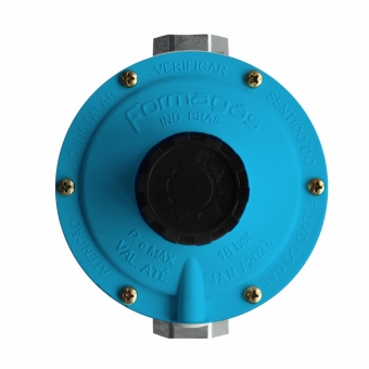 REGULADOR DE GÁS FORMAGÁS 20 KG/H AZUL SEGUNDO ESTÁGIO